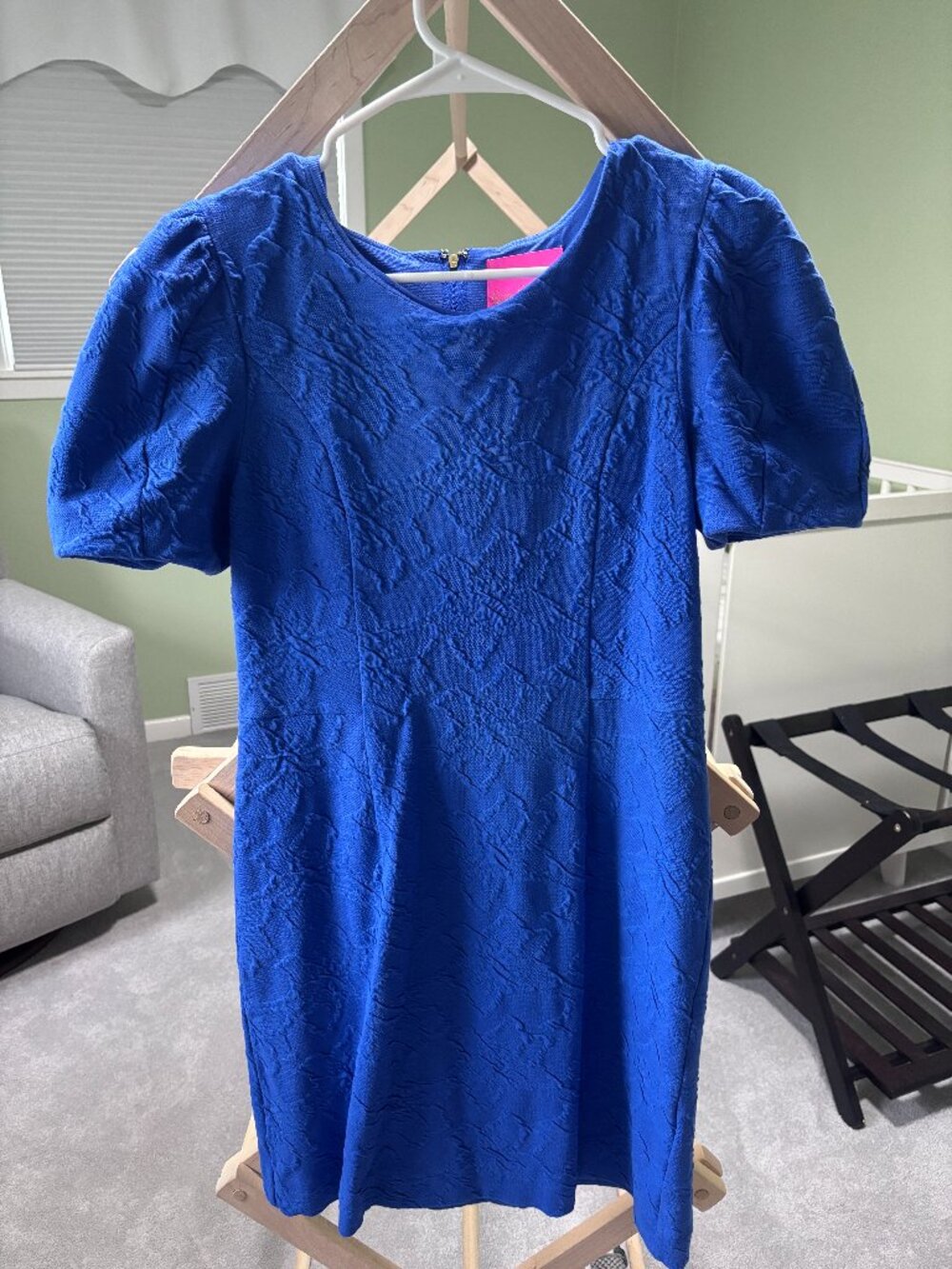 Lilly Pulitzer - Alba Blue Knit Jacquard Emilie Dress